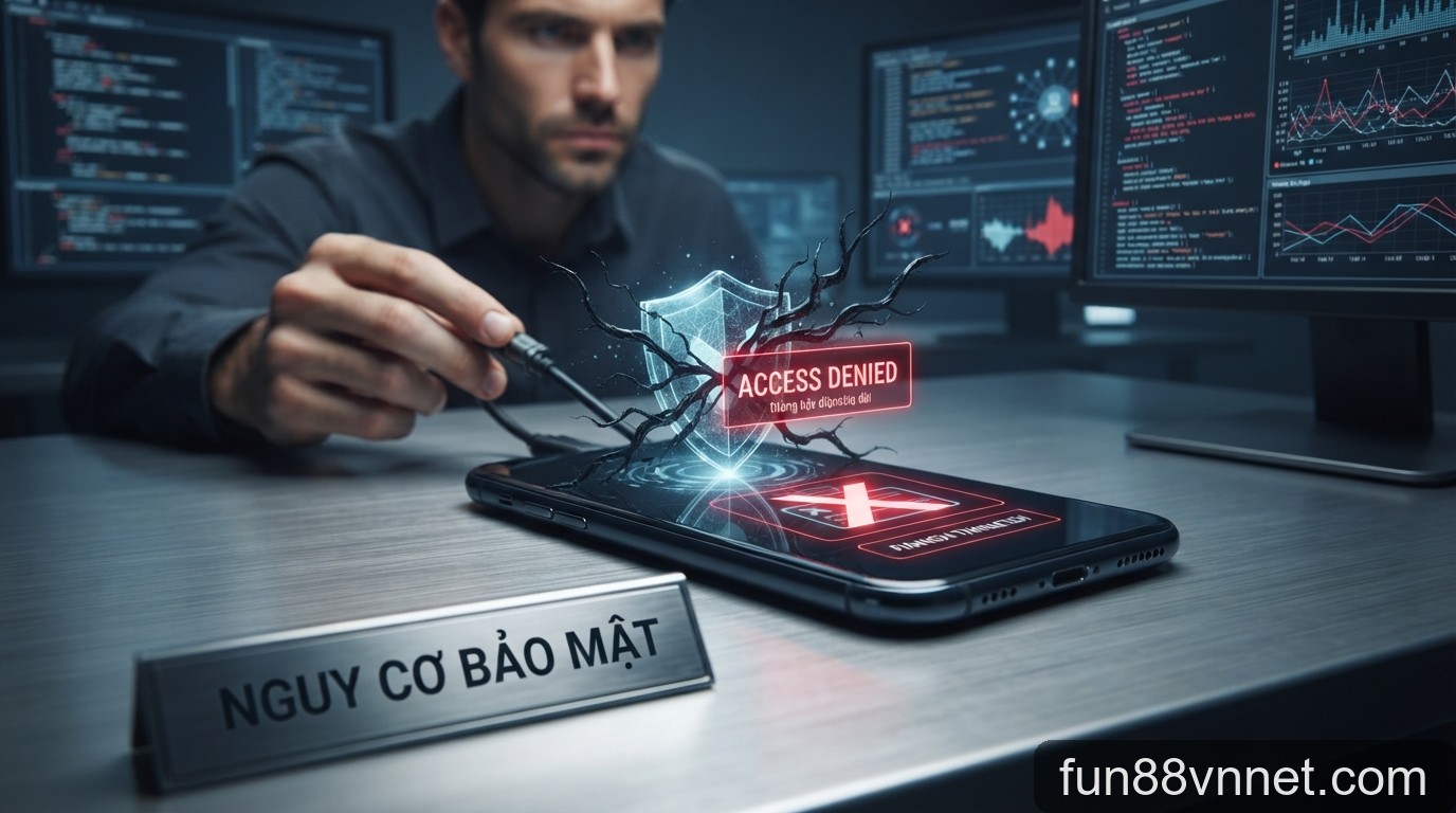 Cảnh báo: Tại sao điện thoại 'Root' hoặc 'Jailbreak' là mối đe dọa lớn nhất khi cá cược trực tuyến 2026?